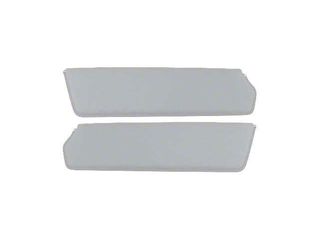 1957-60 Ford Pickup Sun Visors, New Style, Off-White Corinthian Grain Vinyl