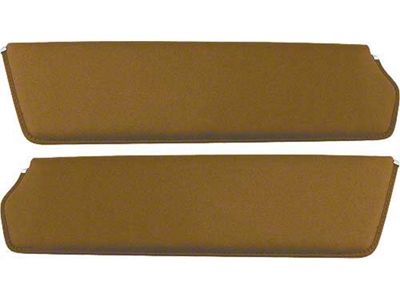 1957-60 Ford Pickup Sun Visors, New Style, Palomino Corinthian Grain Vinyl