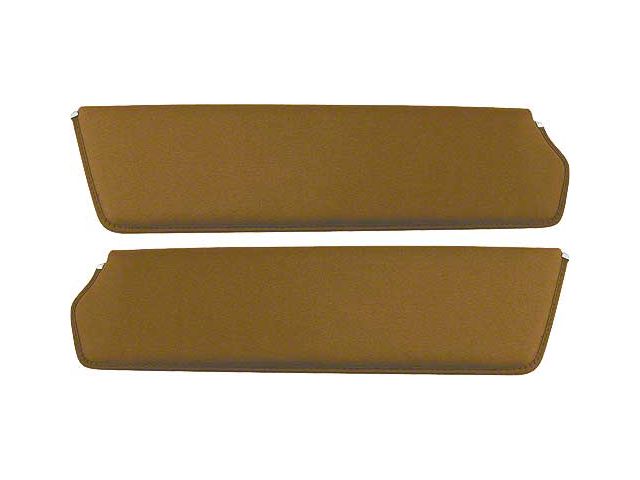 1957-60 Ford Pickup Sun Visors, New Style, Palomino Corinthian Grain Vinyl