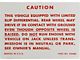 1957-63 Positraction Warning Sheet