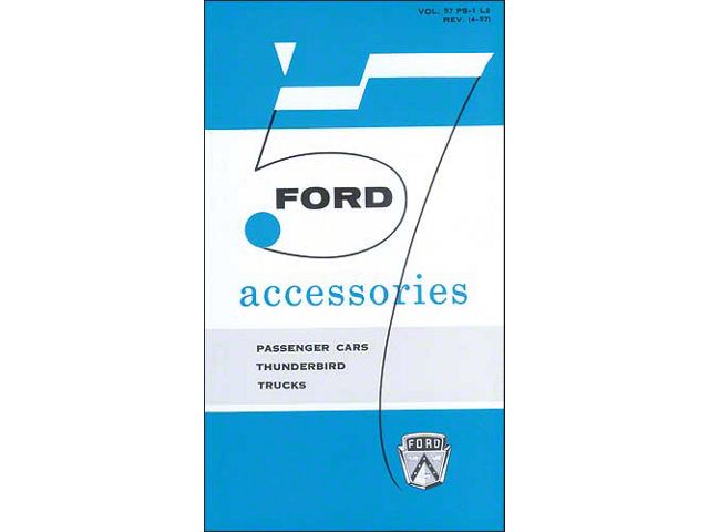1957 Ford Color Accessory Brochure