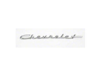 Dash Script Emblem,w/ Chevrolet Word,150/210,1957