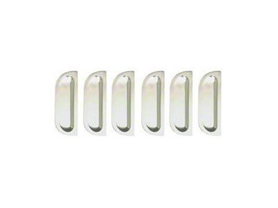 1957 Chevy Fender Louvers, Silver
