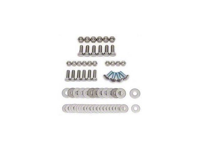 1957 Chevy Front Bumper Bolt Hardware Kit Stainless Steel