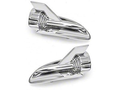 1957 Chevy Hood Rockets Chrome Best Quality