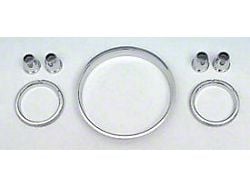 Instrument Cluster Bezel Set,Chrome,1957