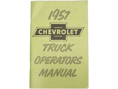 1957 Chevy Truck Owners Manual