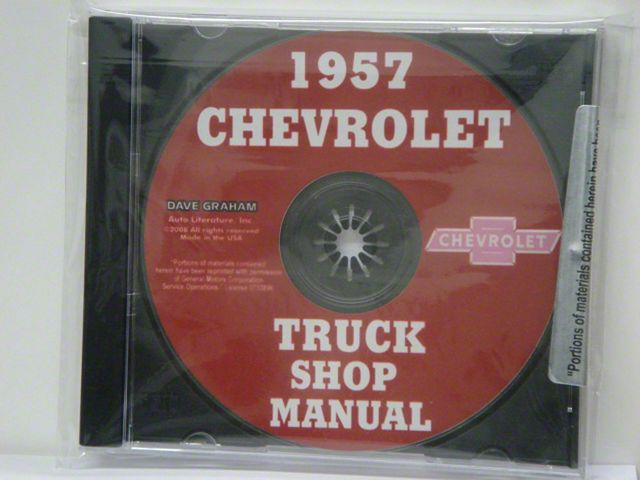 1957 Chevrolet Truck Shop Manual (CD-ROM)