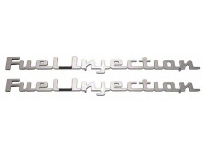 1957 Corvette Front Fender Emblems Fuel Injection (Convertible)