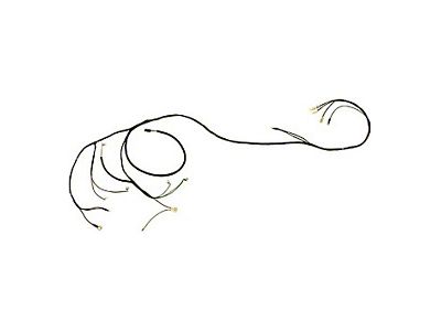 1957 Corvette Lectric Limited Engine Wiring Harness, For Cars With Automatic Transmission & Fuel Injection, Show Quality VIG5700AF (Convertible)