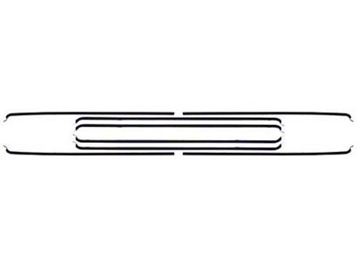 Belt Weatherstrip Kit/ 8pc/ 57-8 Ford 2 Door Sedan