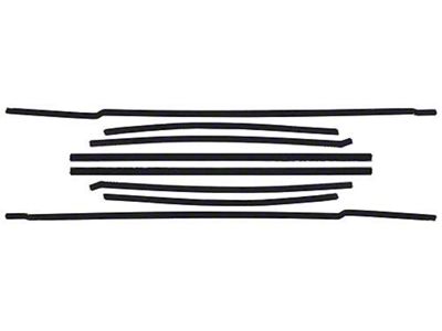 Belt Weatherstrip Kit/ 8 Pcs/ 57-58 Ford Convertible