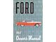 Owners Manual/ 40 Pgs/ 1957 Ford