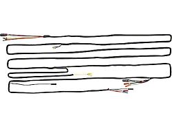 1957 Ford Thunderbird Body Wiring Harness, PVC Wire, 16 Terminals, Automatic Transmission (For cars with an automatic transmission)
