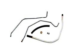 1957 Ford Thunderbird Fuel Pump To Carburetor Line Set, 4-Piece OEM Steel