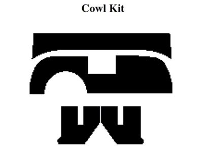 1957 Ford Thunderbird Insulation Kit, Cowl Kit