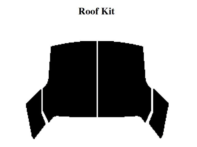 1957 Ford Thunderbird Insulation Kit, Roof Kit