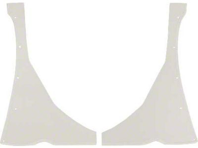 1957 Ford Thunderbird Quarter Panel Cardboards, White