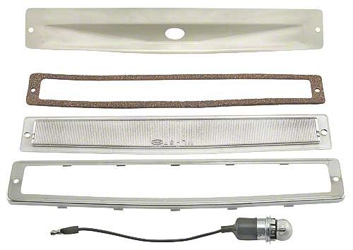 Old School Front & Rear License Plate Kit For Ford Mustang, Galaxie, T-Bird, Fairlane, F100