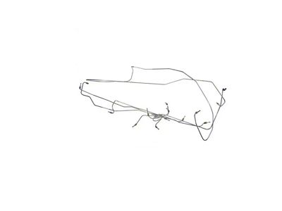 1957 Ford Thunderbird Stainless Steel Power Brake Line Kit