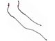 1957 Ford Thunderbird Stainless Steel Rear Axle Brake Line Set, 2 Pieces