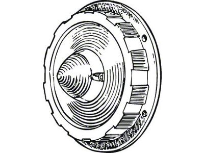 Tail Light Lens with Backup Light (1957 Thunderbird)