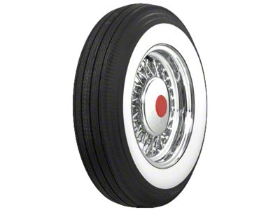 1957 Ford Thunderbird Tire, 750 X 14, 2-1/4 Whitewall, Tubeless, Coker Classic