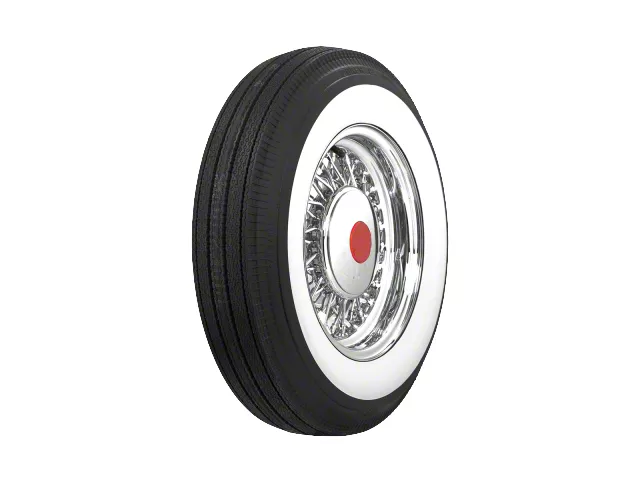 1957 Ford Thunderbird Tire, 750 X 14, 2-1/4 Whitewall, Tubeless, Coker Classic