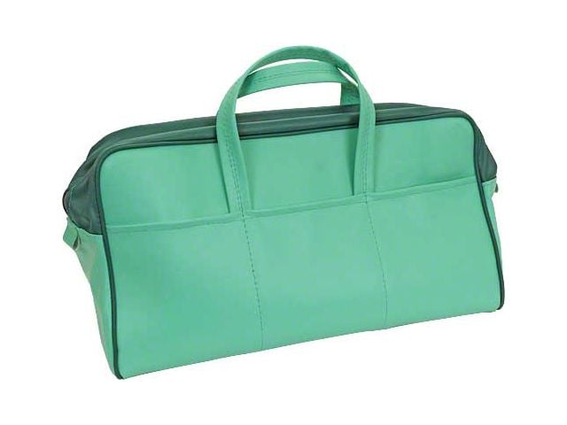 1957 Ford Thunderbird Tote Bag, Dark Green & Light Green