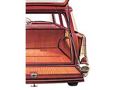Nomad Wagon Wheel Well Covers (1957 Chevy Bel Air; 1957 Chevy 150; 1957 Chevy 210; 1957 Chevy Nomad)