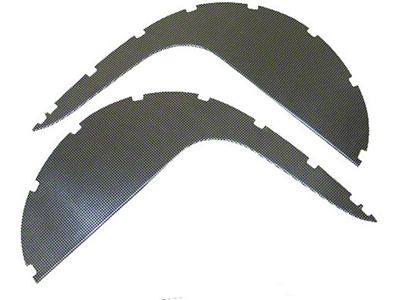 1958-1959 Corvette Kick Panel Inserts Metal (Convertible)