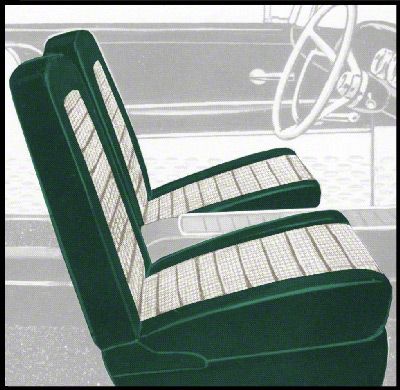 Ecklers 58-9 Blk/wht Front Buckets Ecklers 58-9 Blk/wht Front Buckets