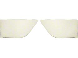1958-1959 Ford Thunderbird Quarter Trim Panels, White 2, Coupe & Convertible