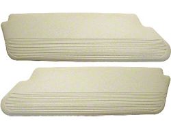1958-1959 Ford Thunderbird Sun Visors, White Bison Grain Vinyl