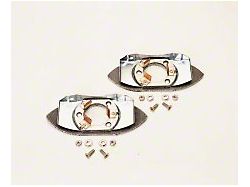 Rear Exhaust Bumper Retainers, 1958-1960 (Convertible)
