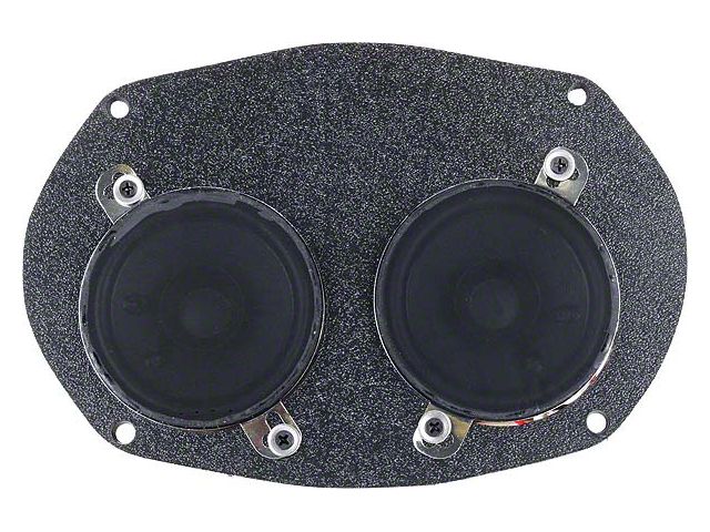 Custom Autosound 1958-1960 Ford Thunderbird Console Mounted Dual Front Speaker Assembly, 60 Watts