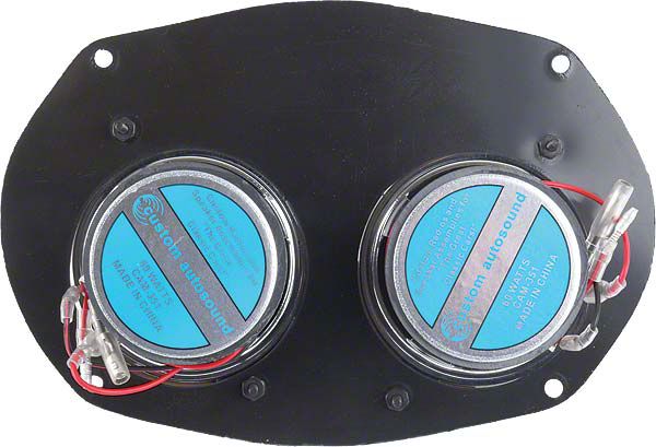 Custom Autosound Ecklers Console Mounted Dual Front Speaker