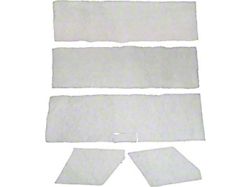 1958-1960 Ford Thunderbird Headliner Insulation Set, 5 Pieces