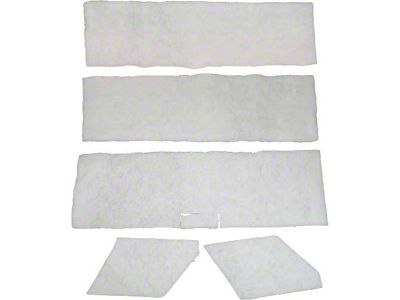 1958-1960 Ford Thunderbird Headliner Insulation Set, 5 Pieces