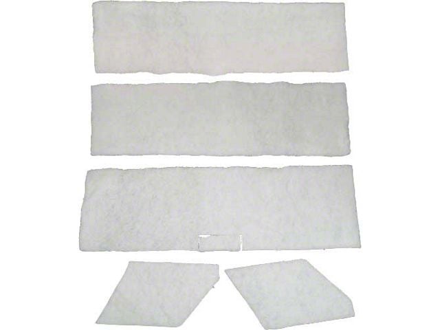 1958-1960 Ford Thunderbird Headliner Insulation Set, 5 Pieces