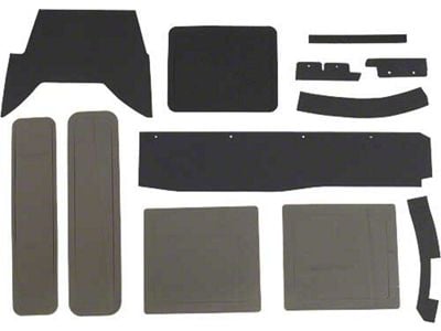 1958-1960 Ford Thunderbird Heater Box Seal Kit for Cars with A/C, 7 Pieces
