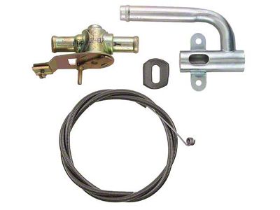 1958-1960 Ford Thunderbird Heater Hot Water Control Valve Kit