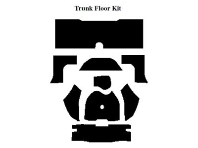 1958-1960 Ford Thunderbird Insulation Kit, Trunk Floor Kit, For Coupe