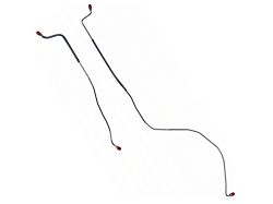 1958-1960 Ford Thunderbird OEM Steel Rear Axle Drum Brake Line Set, 2 Pieces (Rear Drum Brakes)