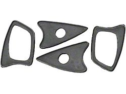 1958-1960 Ford Thunderbird Outside Door Handle Pad Set, 4 Pieces, Rubber