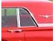 1958-1960 Ford Thunderbird Quarter glass, - Clear