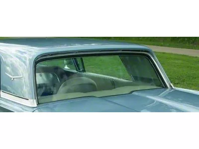 1958-1960 Ford Thunderbird Rear glass, tempered, Ford, Hardtop, Green tint