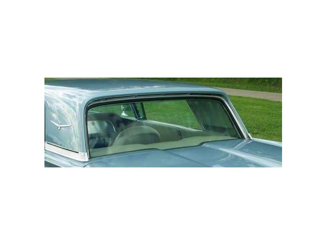 1958-1960 Ford Thunderbird Rear glass, tempered, Ford, Hardtop, Light grey, light smoke
