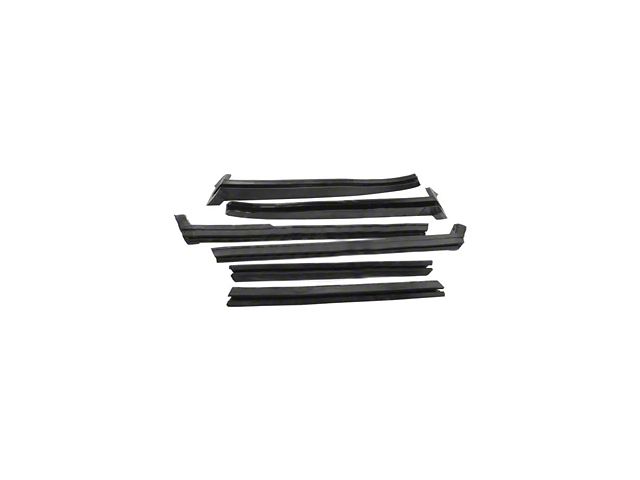1958-1960 Ford Thunderbird Roof Side Rail Seal Kit, 6 Pieces, Convertible