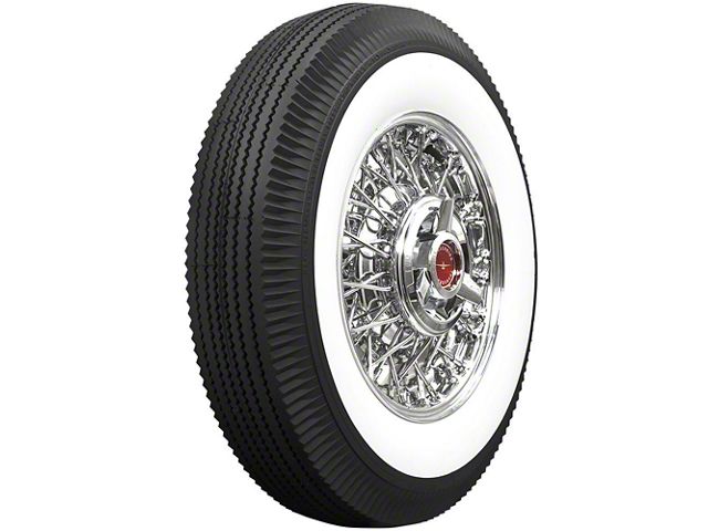 1958-1960 Ford Thunderbird Tire, 800 X 14, 2-1/4 Whitewall, Tubeless, Universal